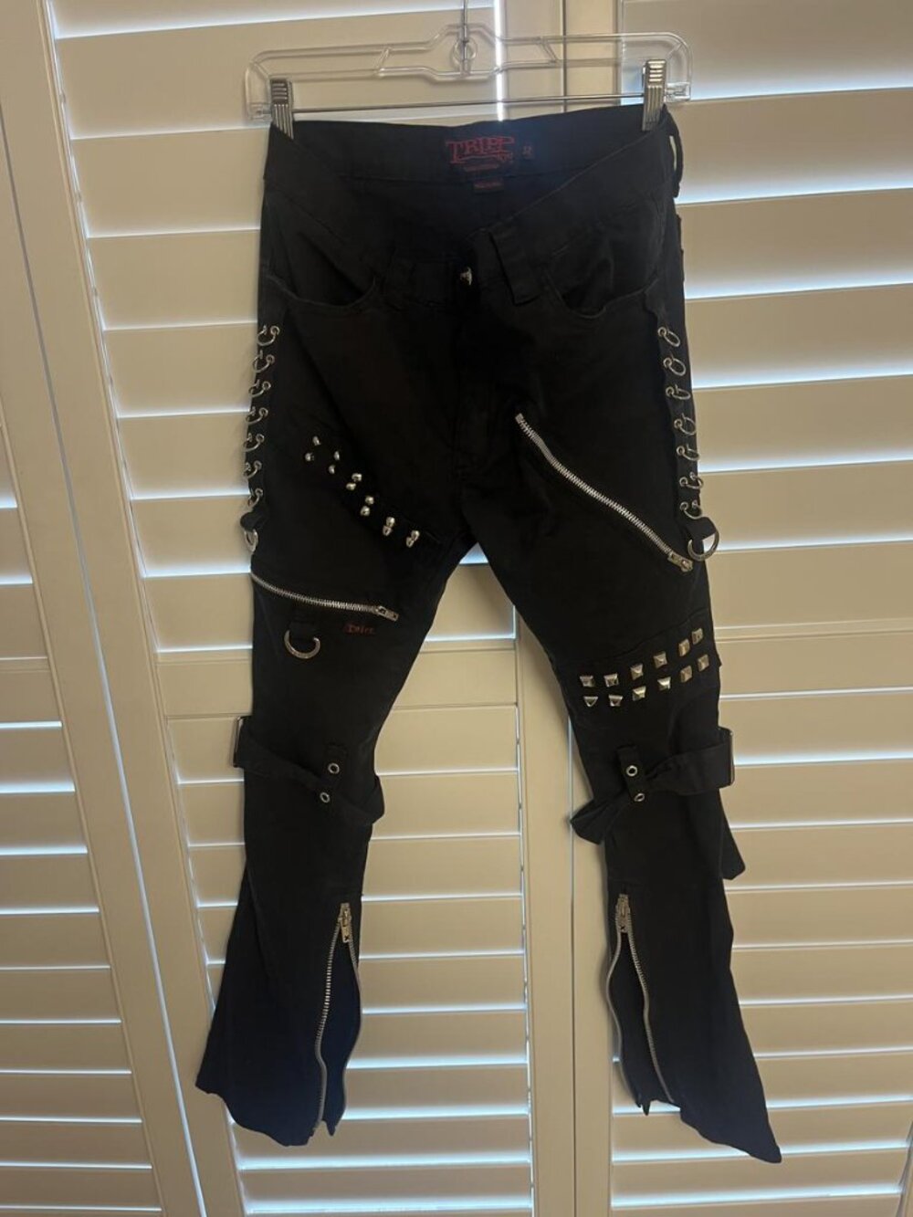 TRIPP NYC Daang Goodman studded bondage pants